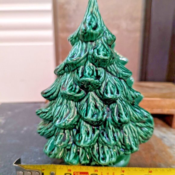 Ceramic Christmas Tree Vintage Napkin Holder - Picture 3 of 7